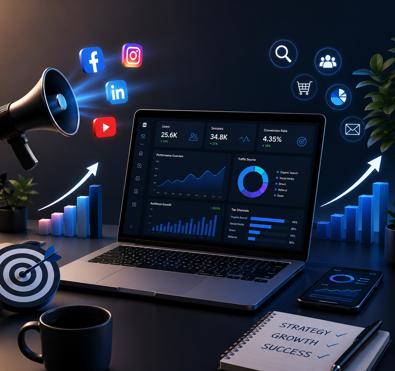 Digital marketing services by KTive Agency
