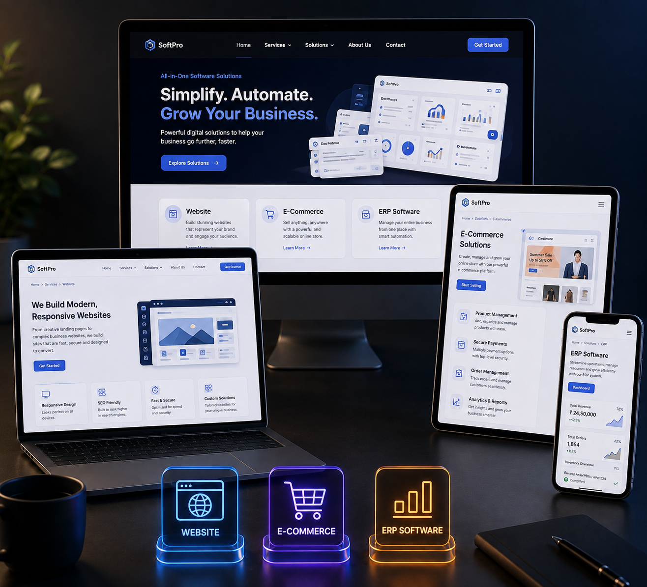 Custom software development services by KTive Agency